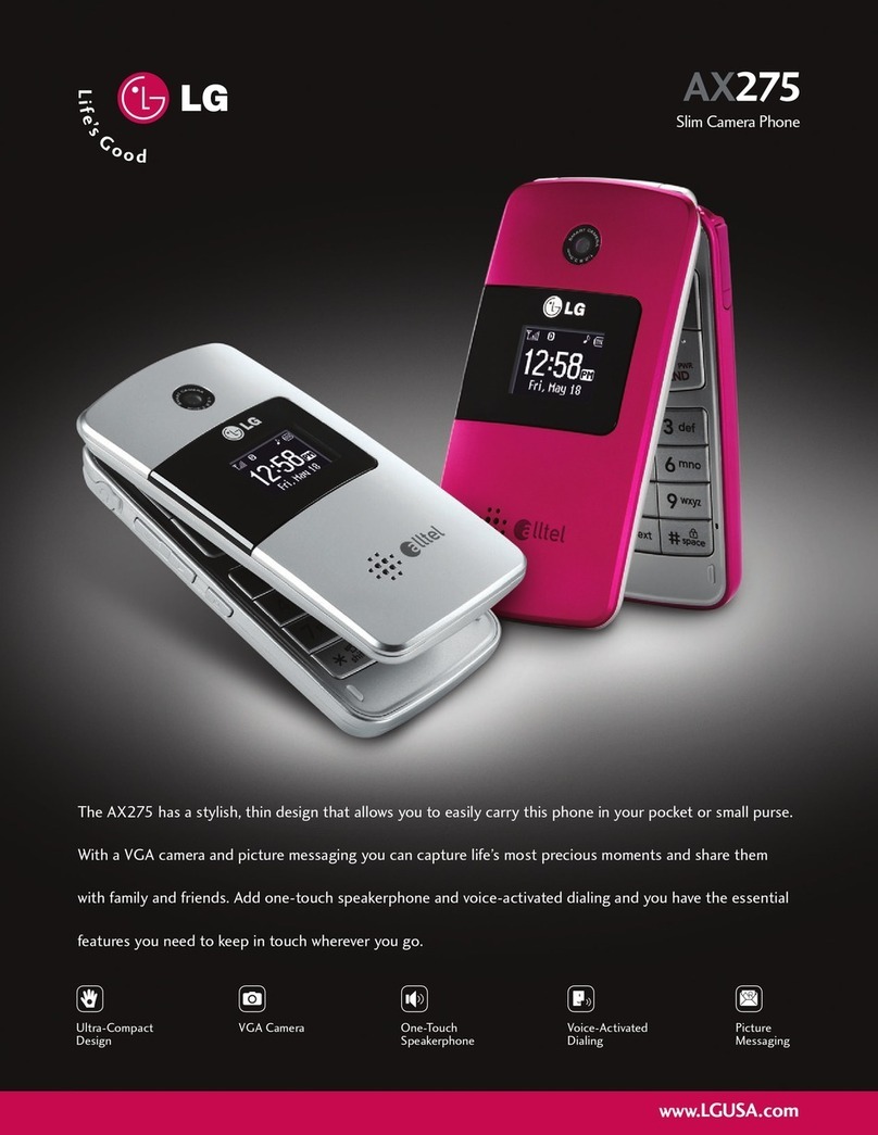 LG AX275 User manual