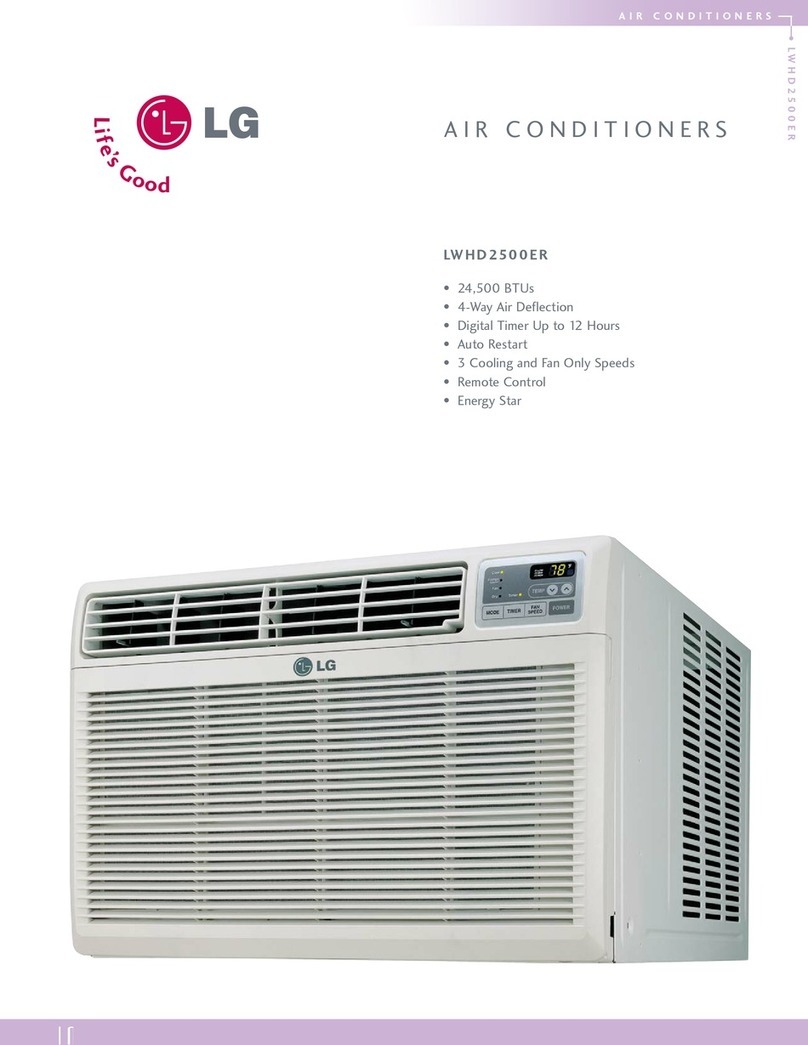 LG LWHD2500ER User manual