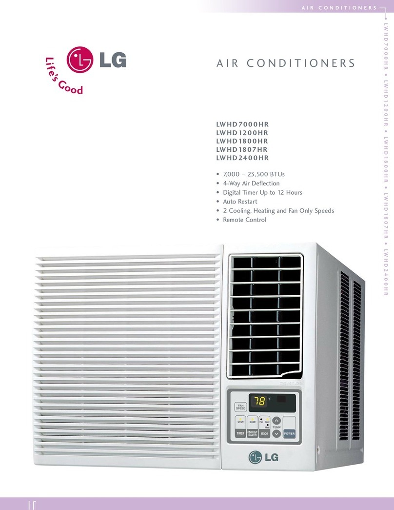 LG LWHD1200HR User manual