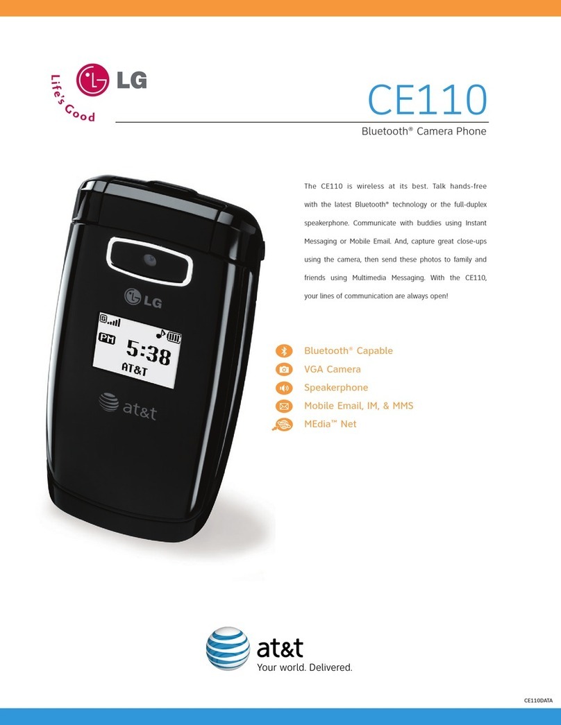 LG SHINE CE110 User manual