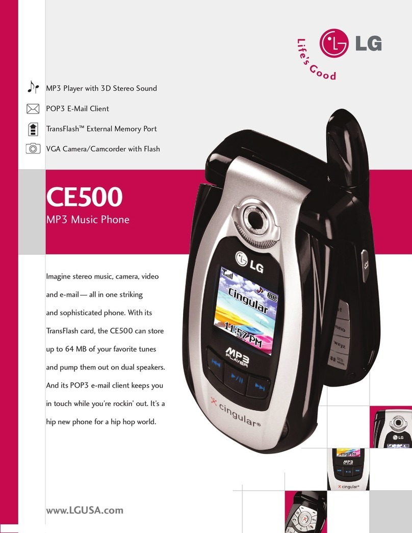 LG CE500 User manual