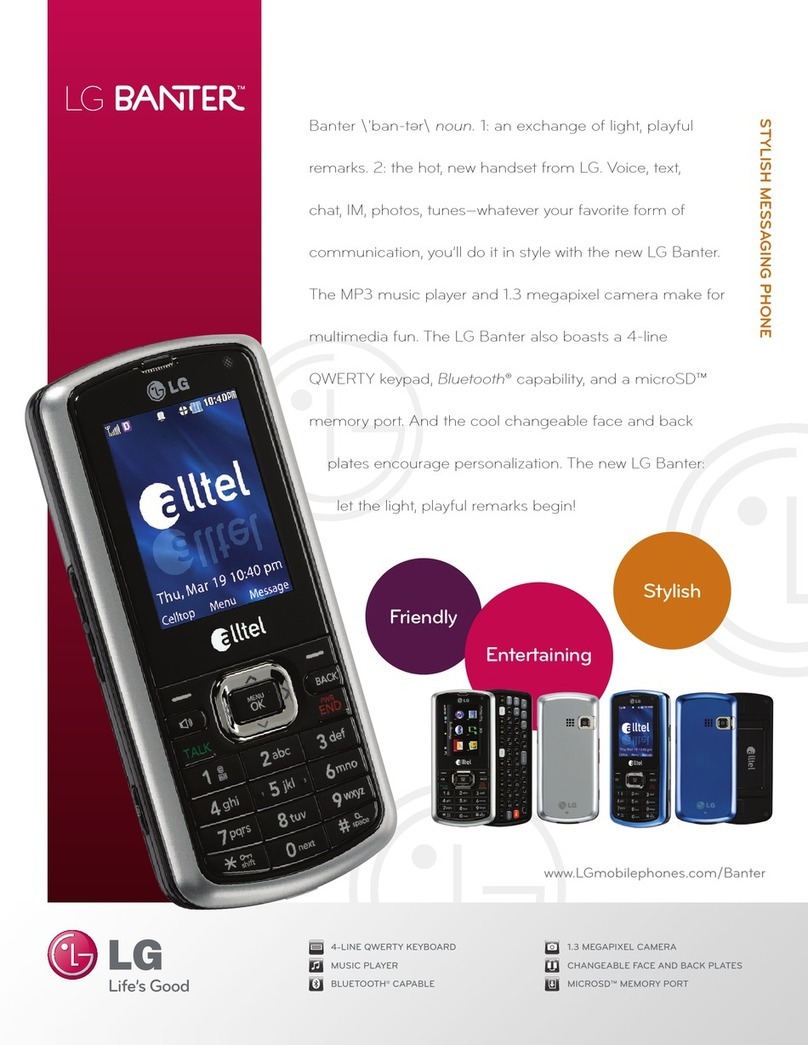 LG Banter User manual