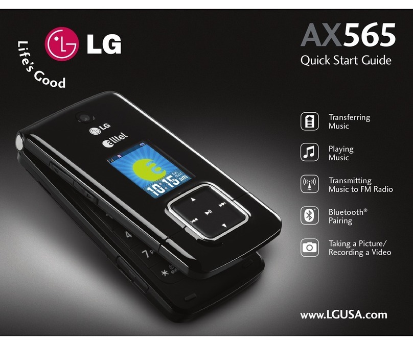 LG AX565 User manual