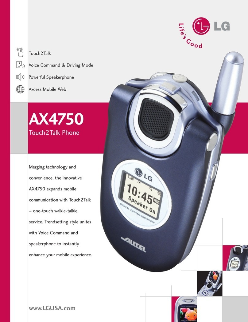 LG AX4750 Specifications