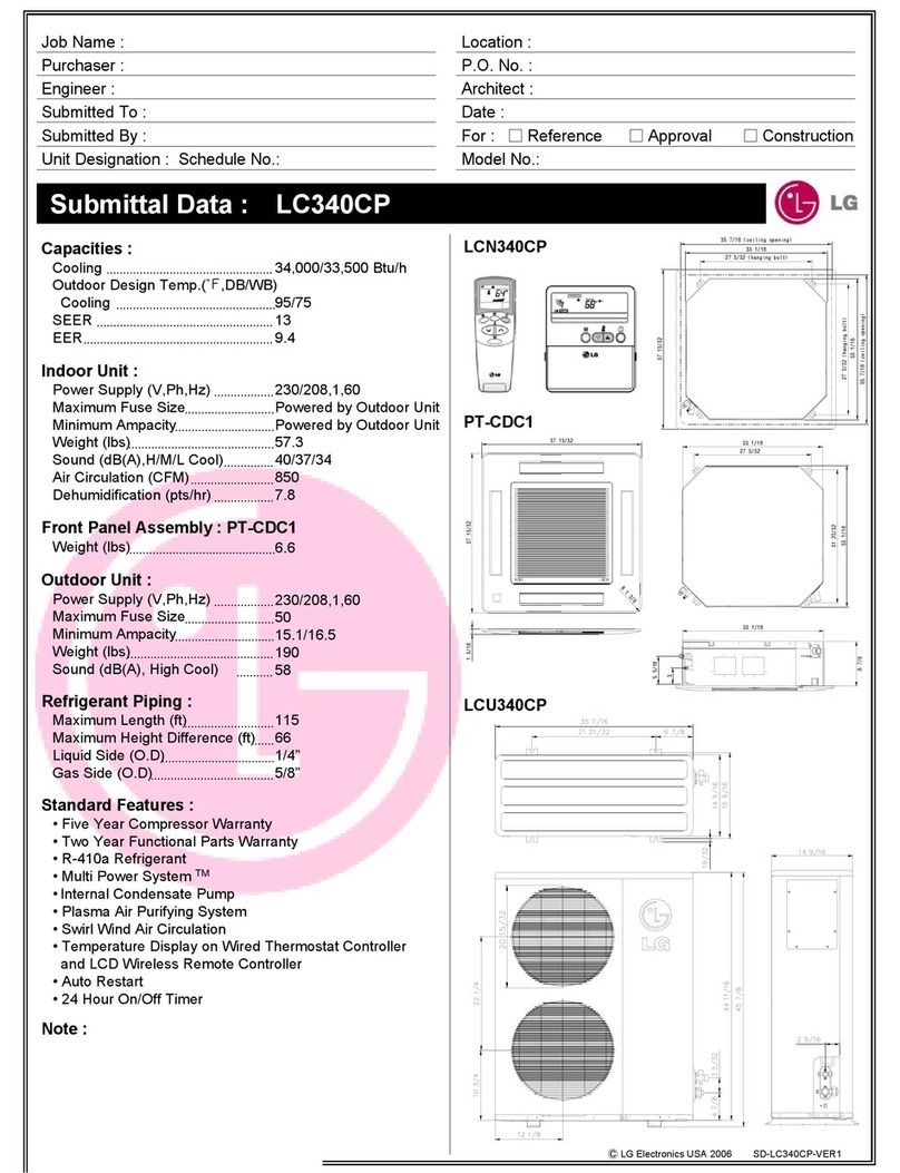 LG LC340CP User manual