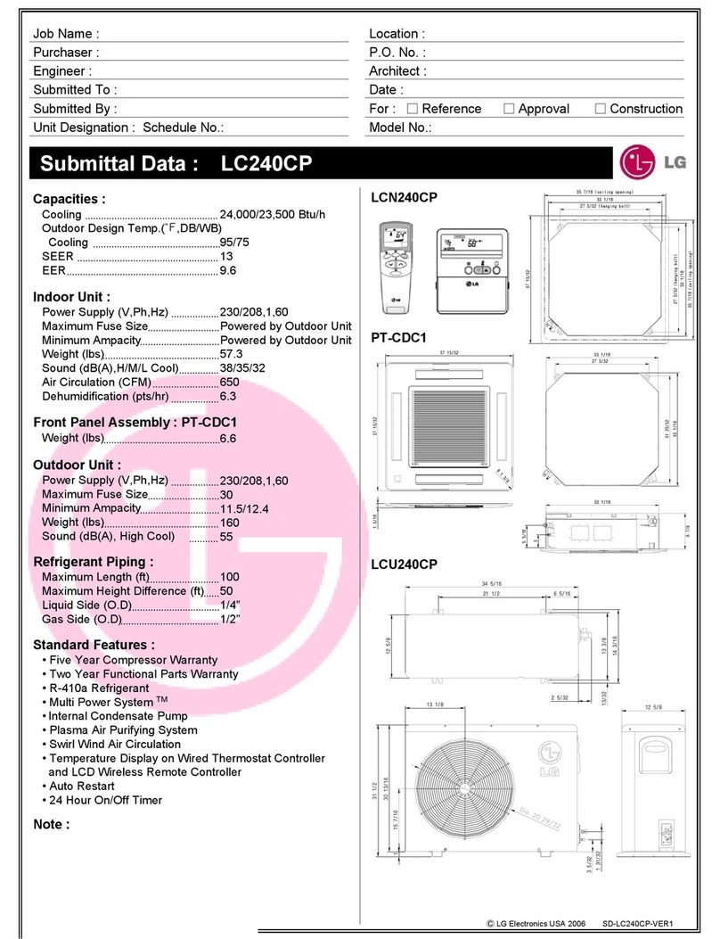 LG LC240CP User manual