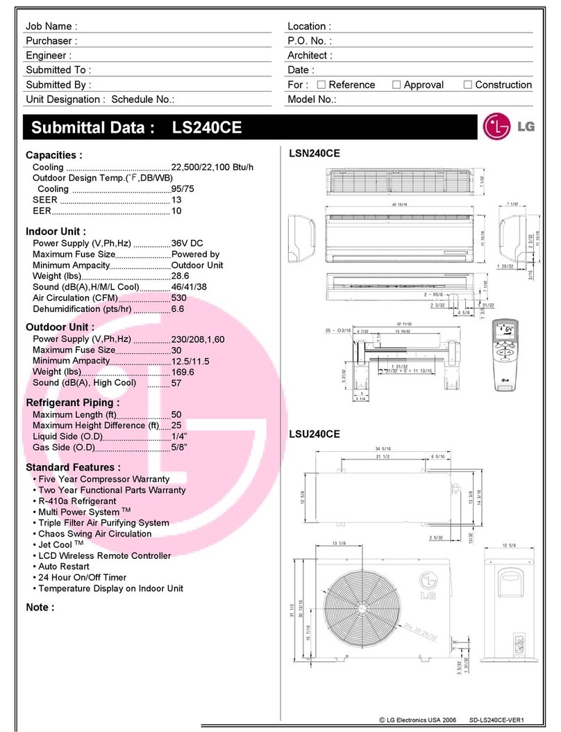 LG Art Cool LS240CE User manual