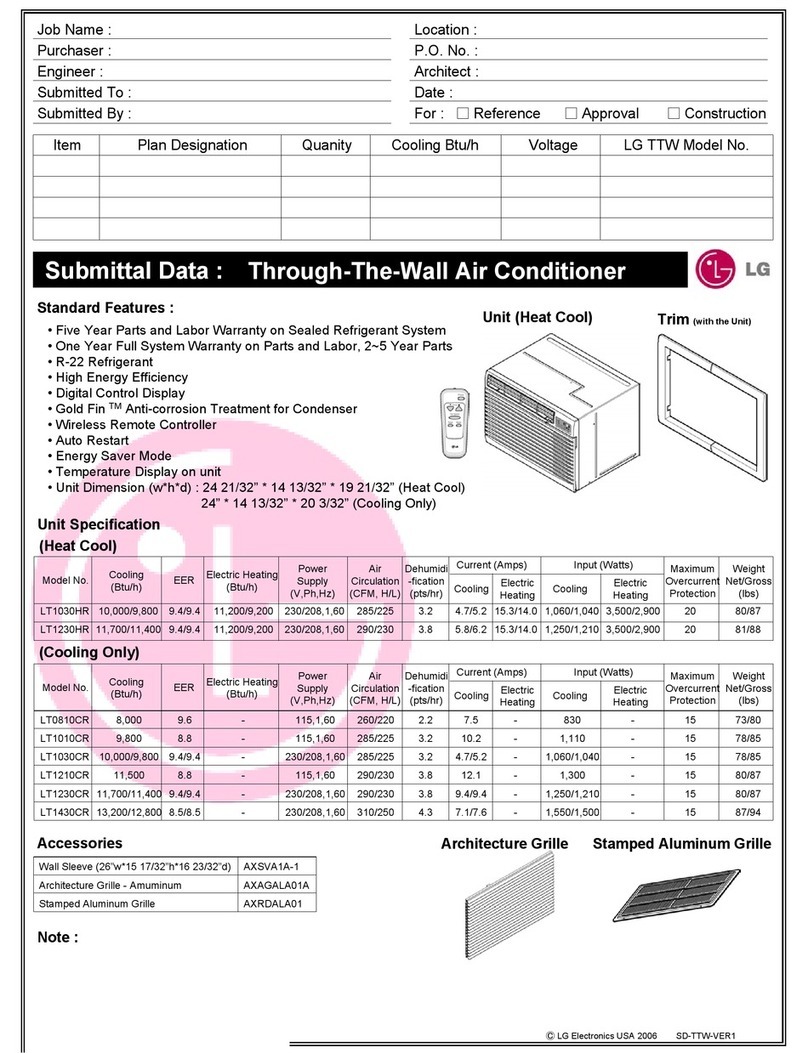 LG LT0810CR User manual