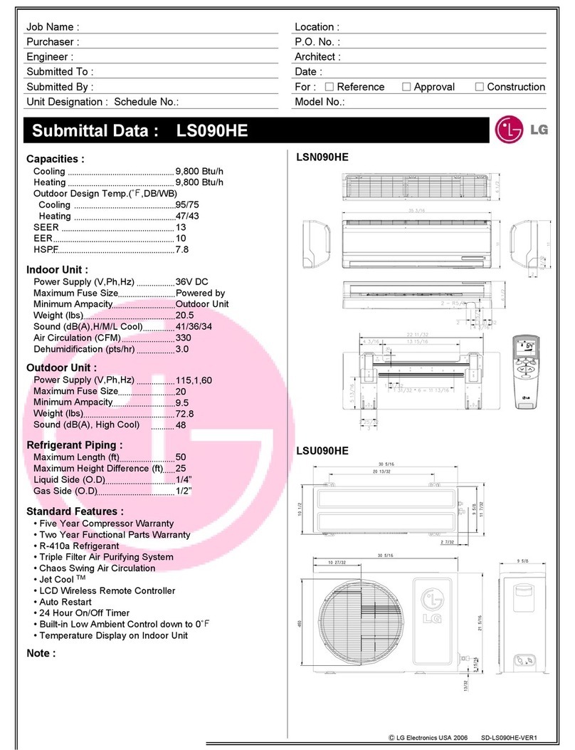 LG Art Cool LS090HE User manual