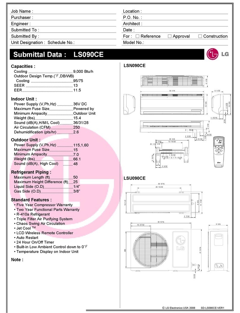 LG Art Cool LS090CE User manual LG Art Cool LS090CE User manual