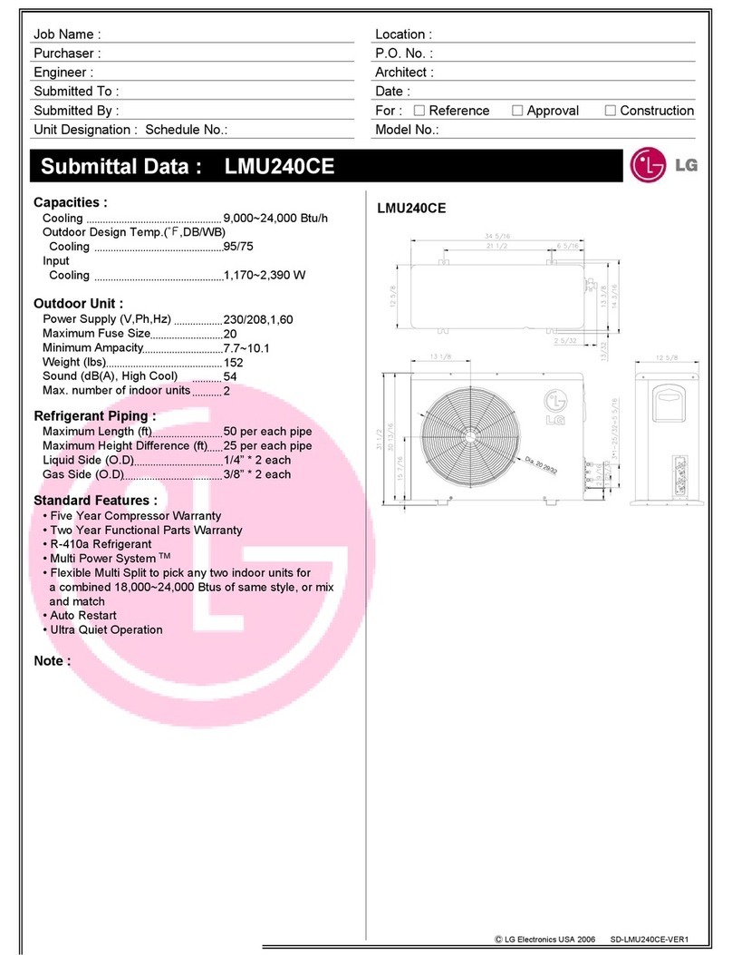LG Art Cool LMU240CE User manual