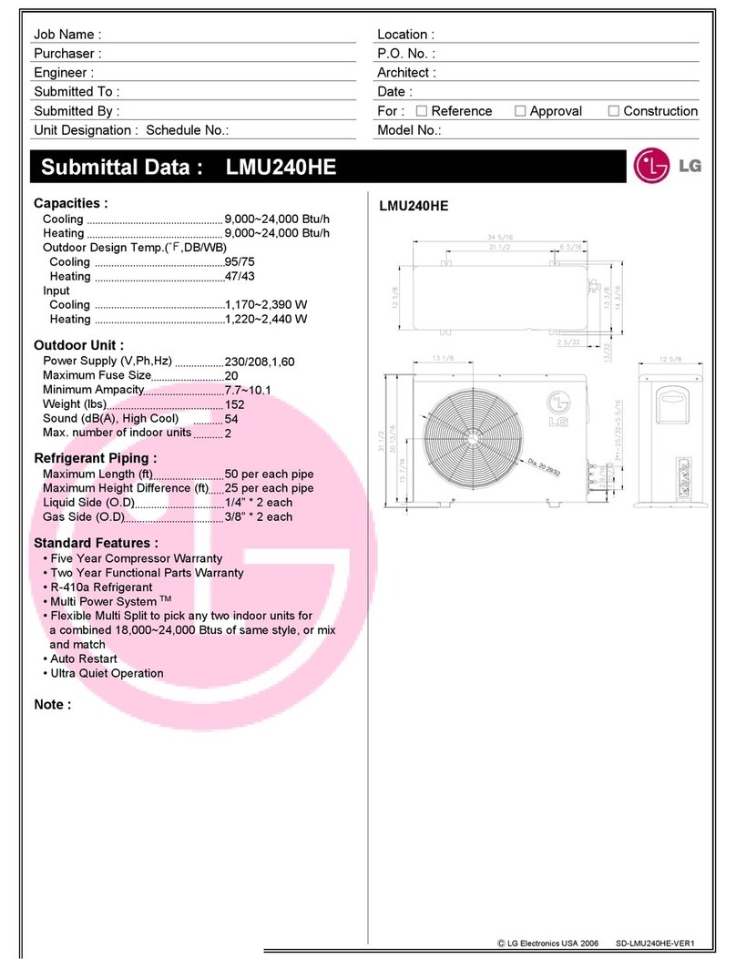 LG Art Cool LMU240HE User manual