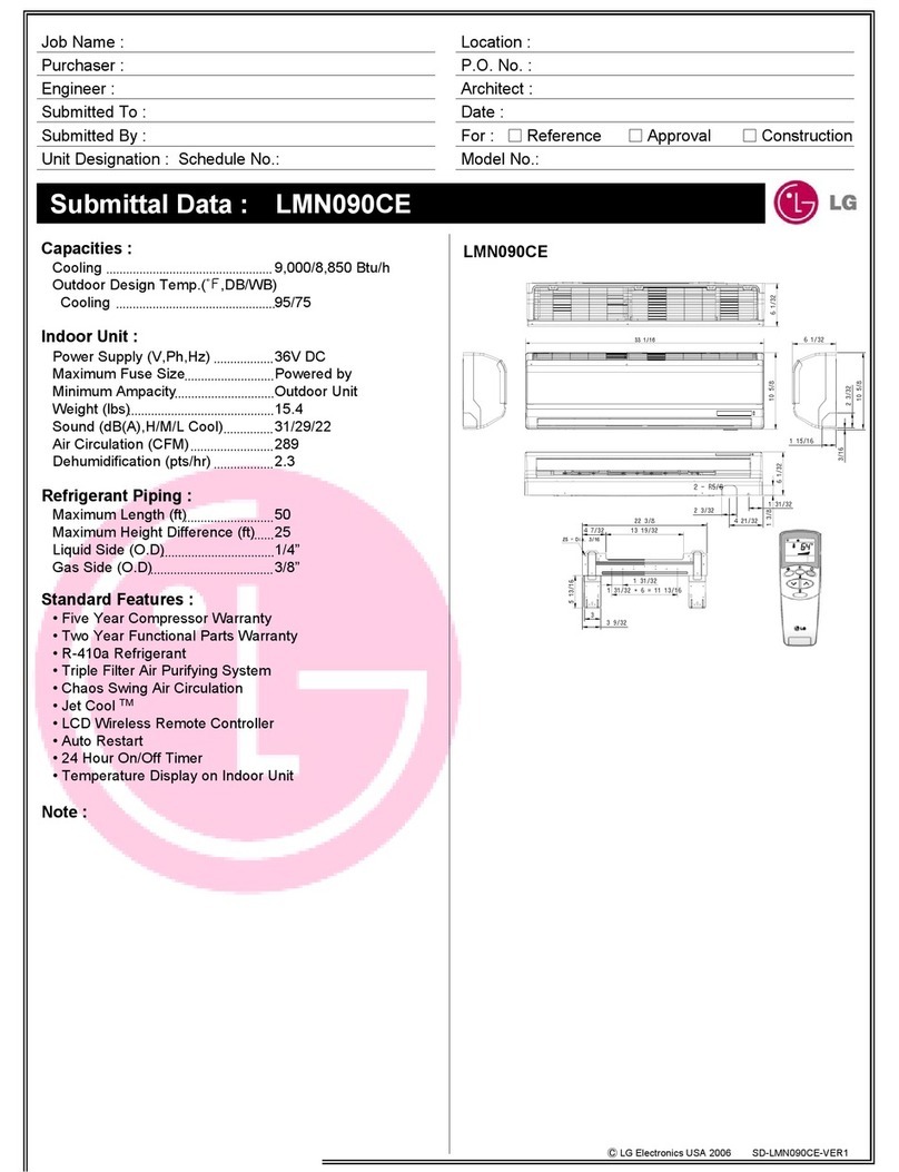 LG Art Cool LMN090CE User manual
