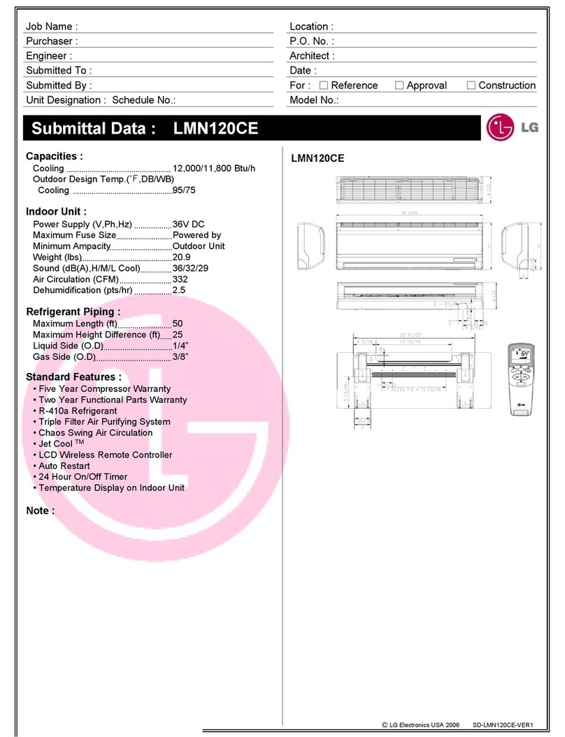 LG Art Cool LMN120CE User manual