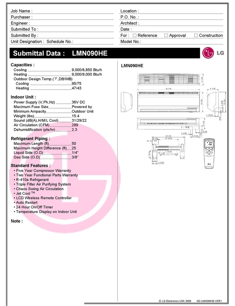 LG Art Cool LMN090HE User manual LG Art Cool LMN090HE User manual