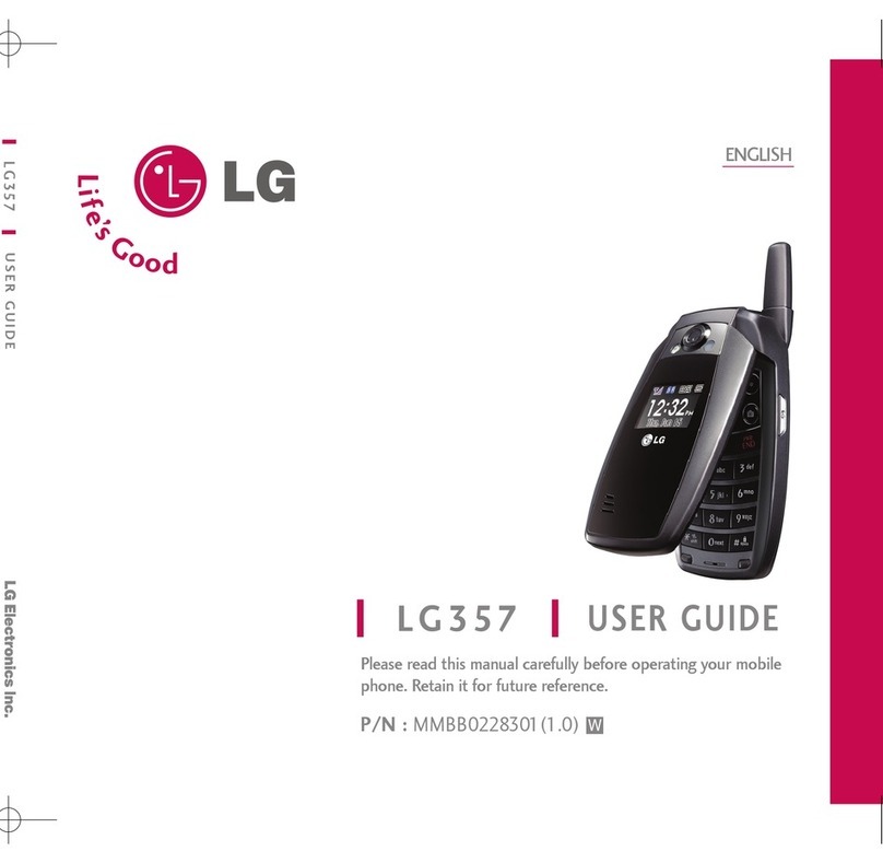LG LG357 User manual