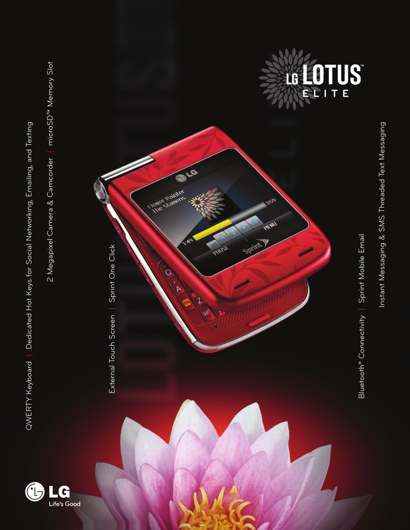 LG Lotus Elite User manual