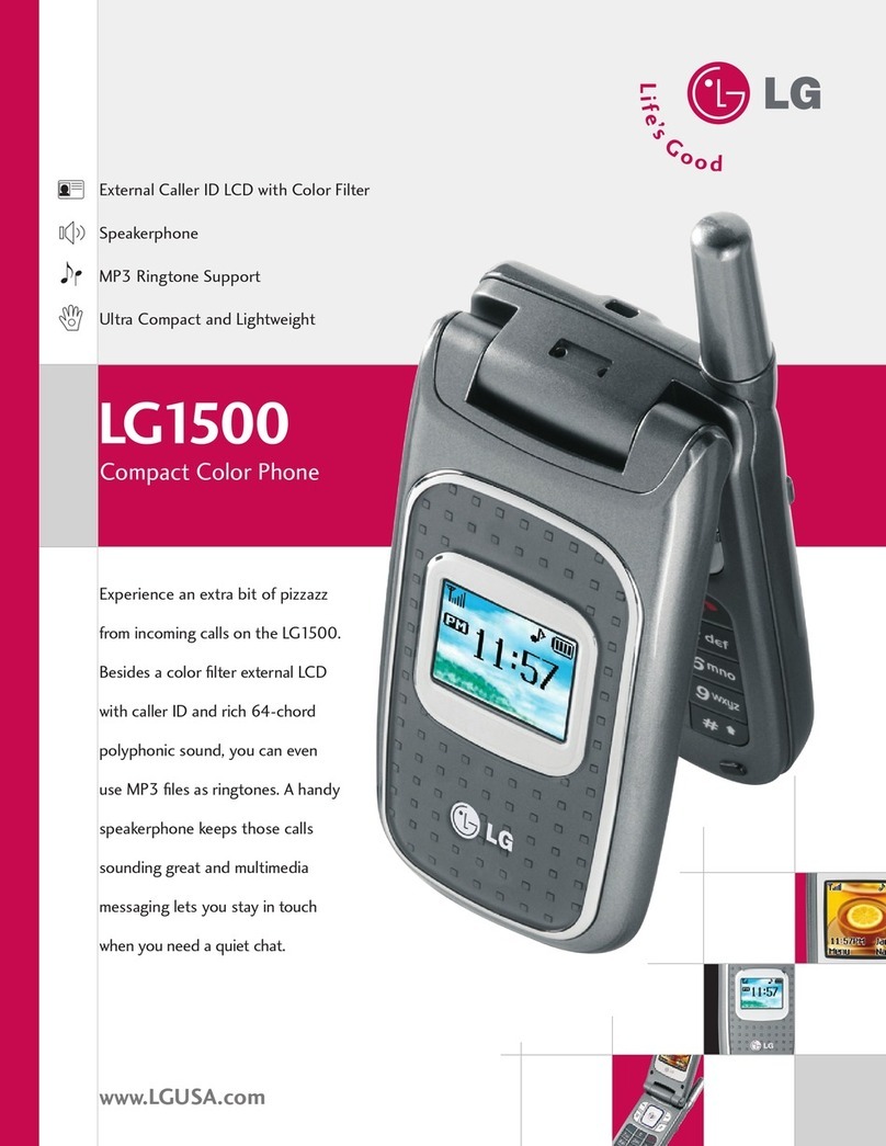 LG LG1500 Specifications