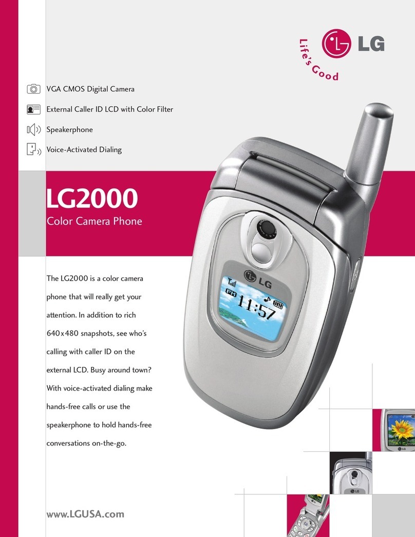 LG LG2000 User manual