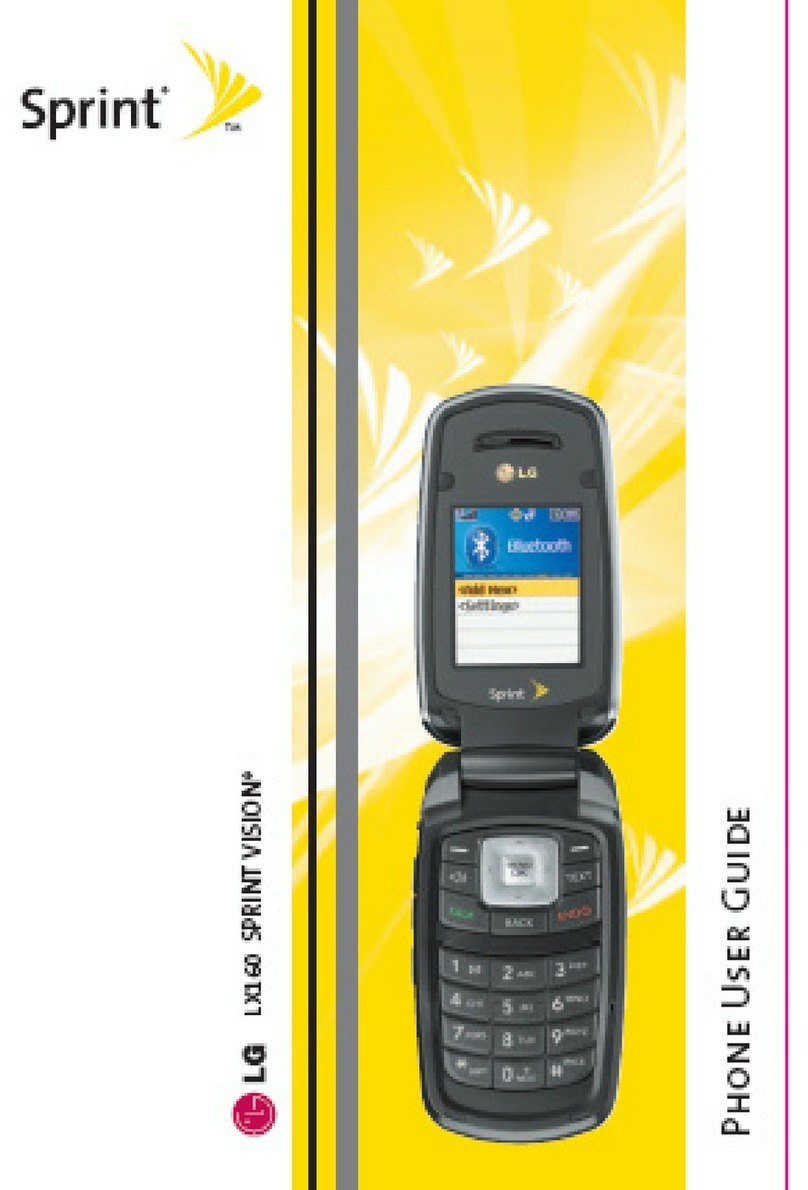 LG LX160 User manual
