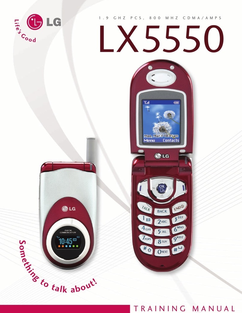 LG LX5550 User manual
