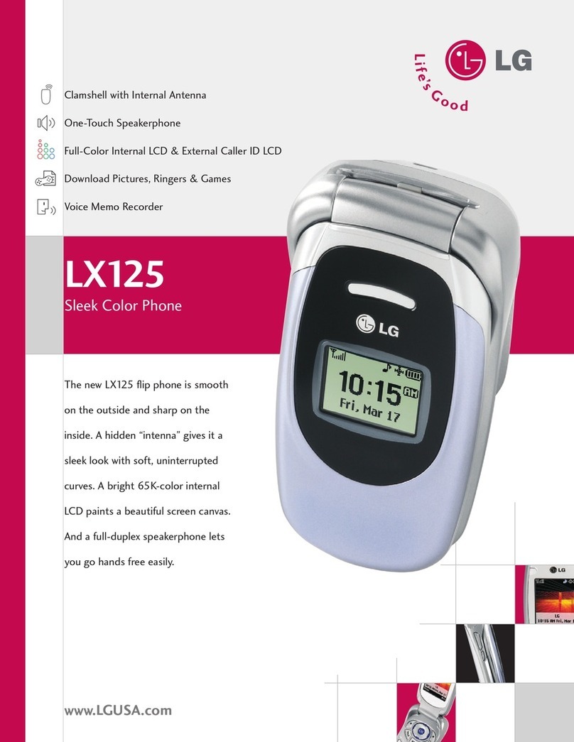LG LX-125 User manual