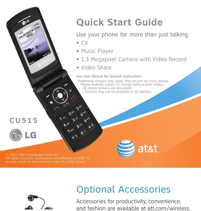 LG CU515 -  Cell Phone 55 MB User manual