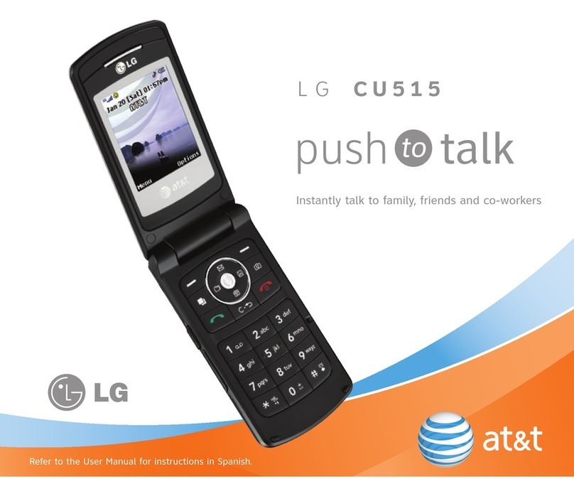 LG CU515 -  Cell Phone 55 MB User manual