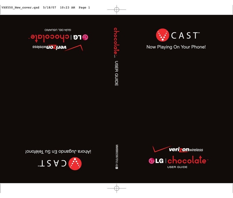 LG Chocolate 2 User manual