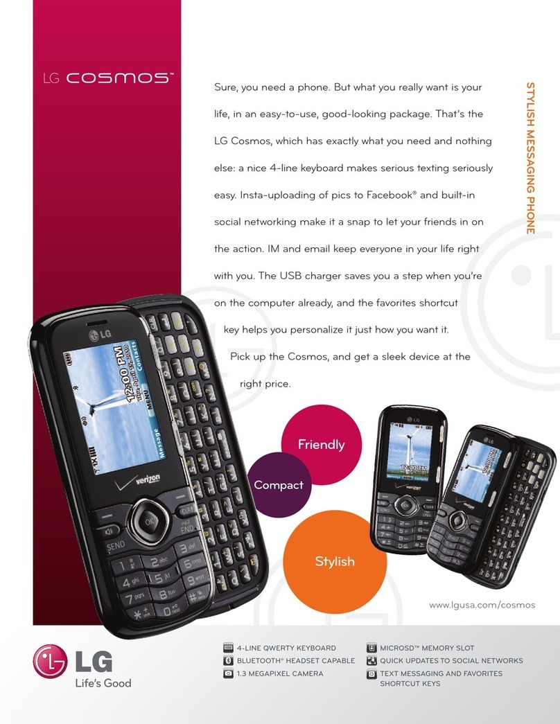 LG Cosmos User manual