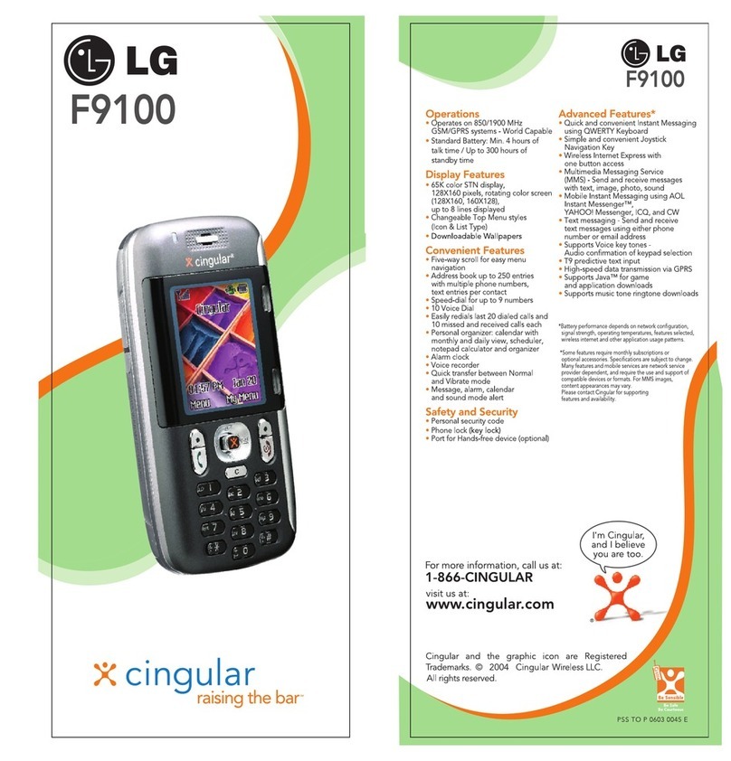 LG F9100 User manual