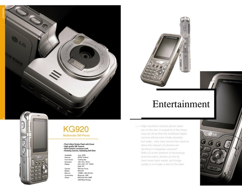 LG F3000 -  Cell Phone 31 MB User manual