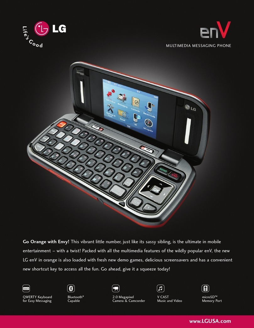LG enV Touch User manual