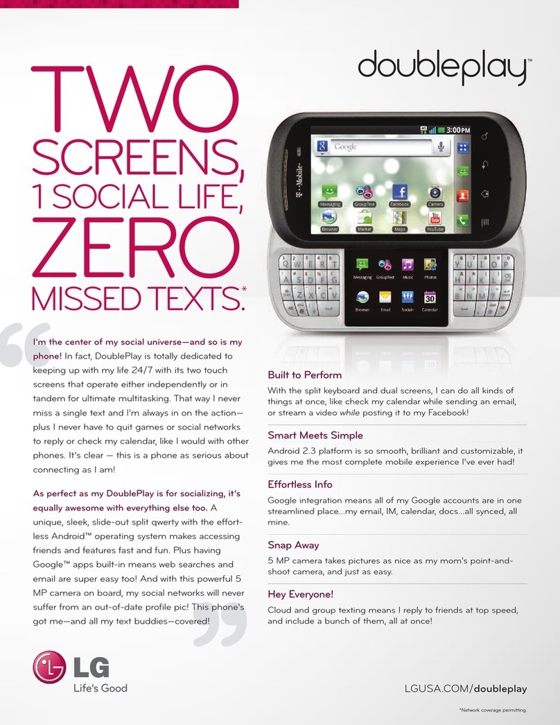 LG Doubleplay Specifications