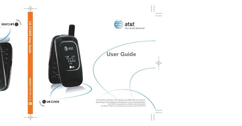LG CU405 user guide