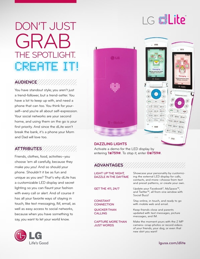LG dLite User manual