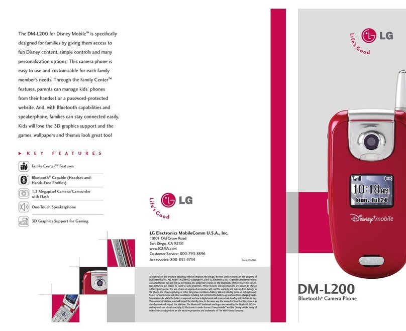 LG Disney mobile DM-L200 User manual