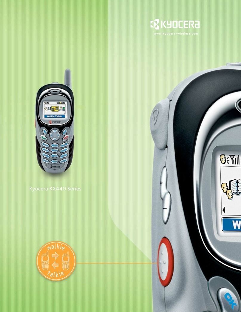 Kyocera KX440 series User manual