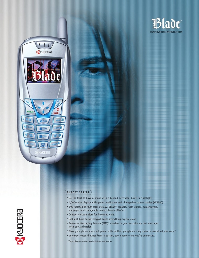 Kyocera Blade User manual