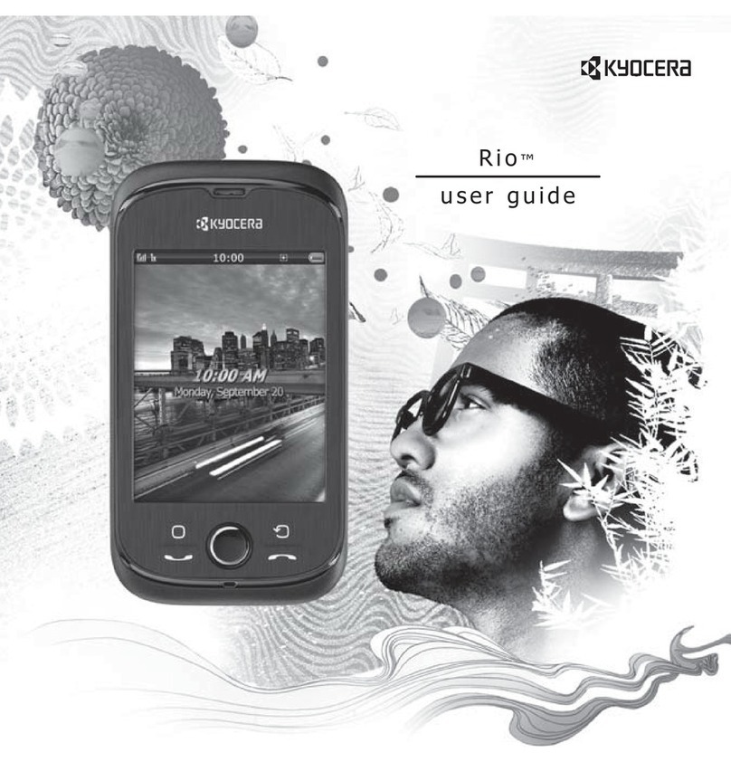 Kyocera Rio User manual