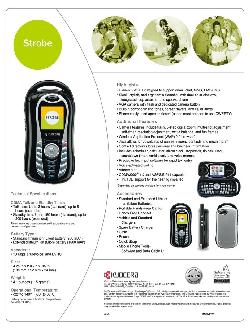 Kyocera Strobe User manual