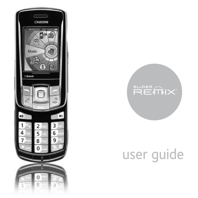 Kyocera KX5 - Slider Remix Cell Phone 16 MB User manual