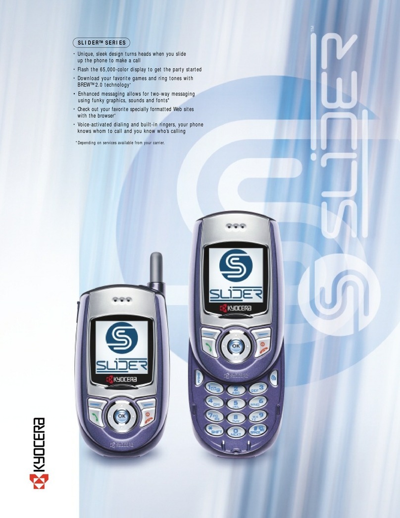 Kyocera Slider SE44 User manual