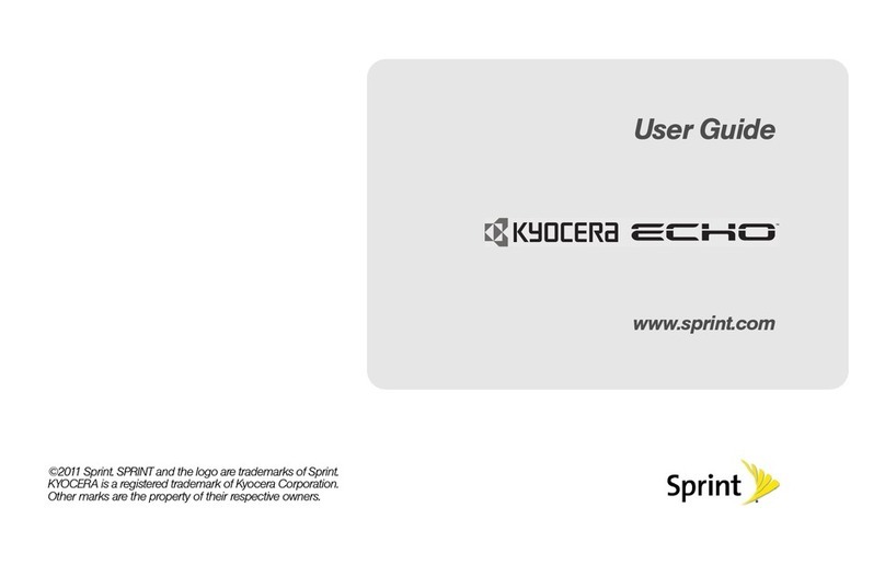 Kyocera Echo User manual