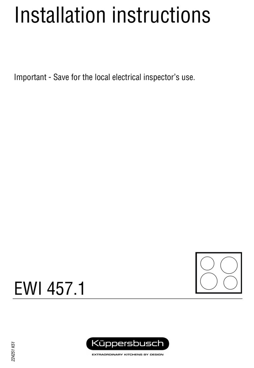 Kuppersbusch EWI 457.1 User manual