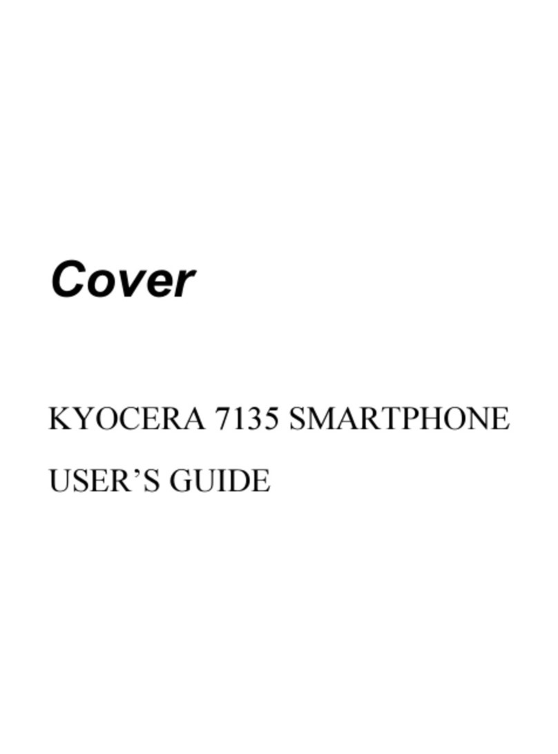 Kyocera 7135 - Smartphone - CDMA2000 1X User manual