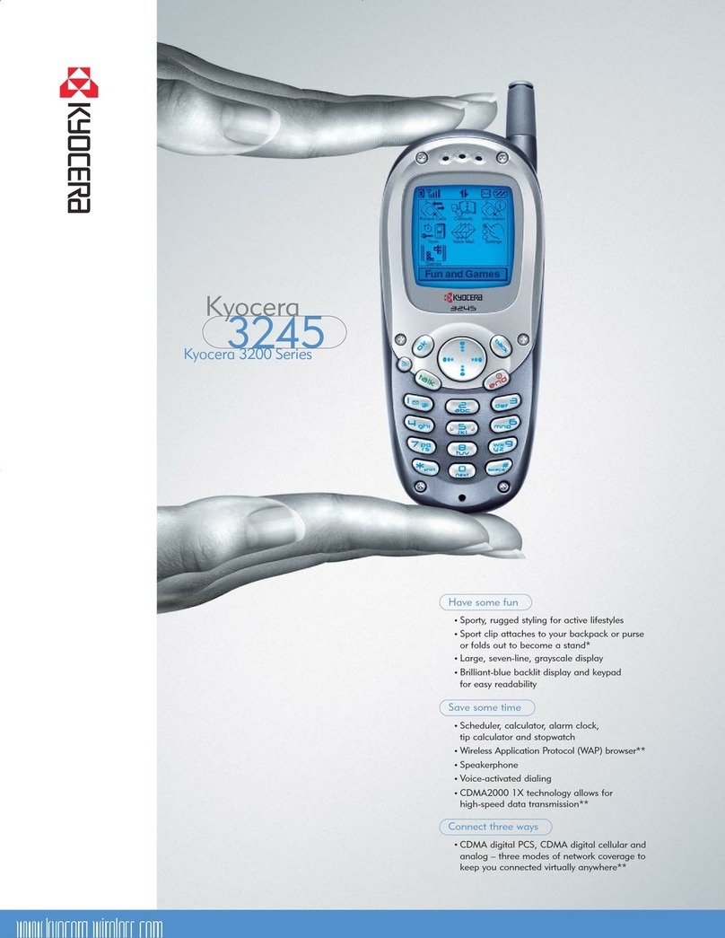 Kyocera Sprint 3245 brochure