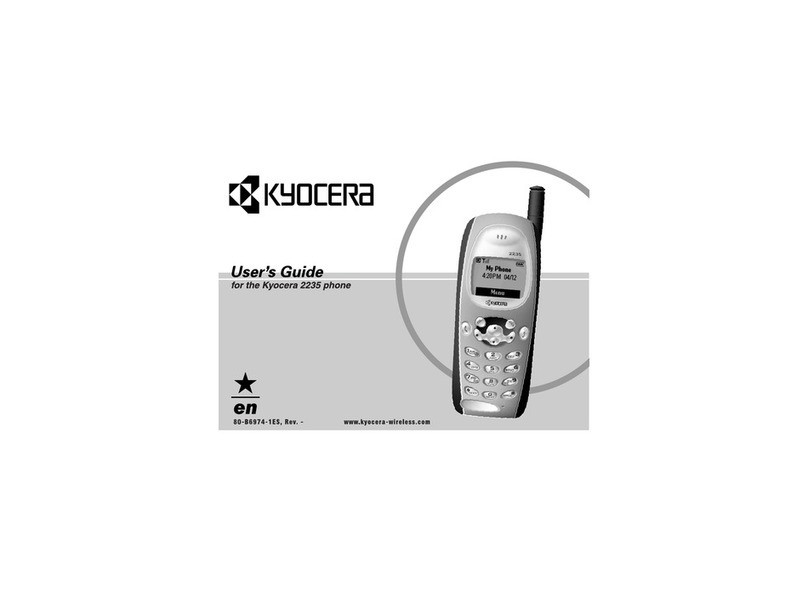 Kyocera 2235 User manual