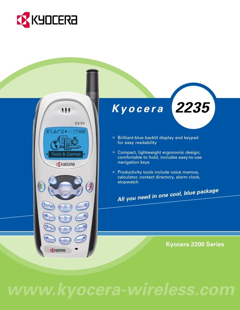 Kyocera 2235 User manual
