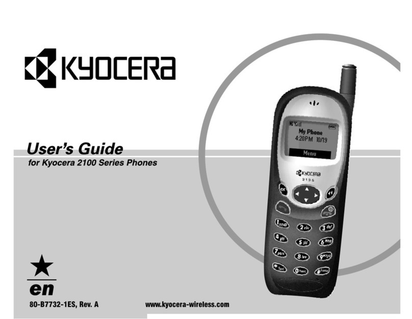 Kyocera 2135 User manual
